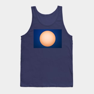 Sun and sunspots angainst blue sky Tank Top